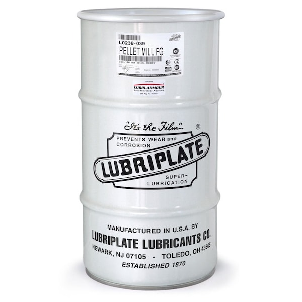 Lubriplate H-1/food grade heavy duty tacky grease for pellet processing mills PELLET MILL FG, 1/4 DRUM L0238-039 - main